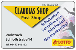 Claudias Shop
                                  in 85283 Wolnzach